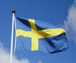 Puzzle Σημαία της Σουηδίας